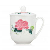 Hibiscus Ceramic Cup