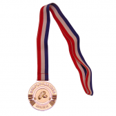 18K Gold-Plated Medal